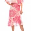 Gabby Skye - 95259MG Butterfly Sleeve Blouson Floral Chiffon Dress Cocktail Dresses 2 Gabby Skye - 95259MG Butterfly Sleeve Blouson Floral Chiffon Dress Cocktail Dresses