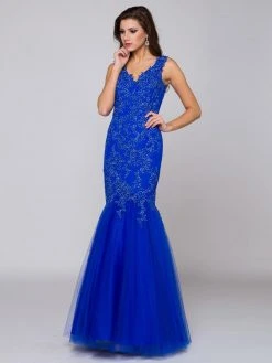 Colors Dress Formal Gowns Glow By Colors - G290-1 V-neck Beaded Lace Mermaid Gown 10 Colors Dress Formal Gowns Glow By Colors - G290-1 V-neck Beaded Lace Mermaid Gown