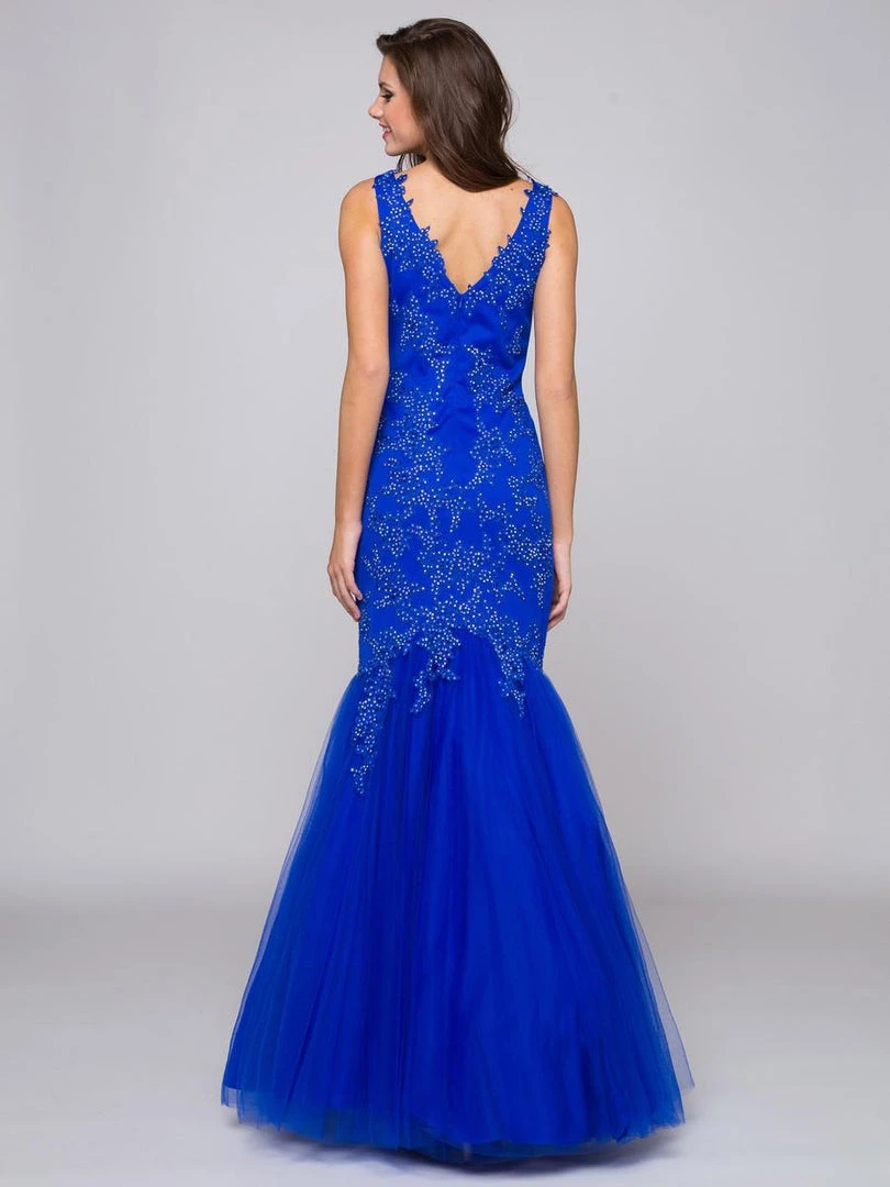 Colors Dress Formal Gowns Glow By Colors - G290-1 V-neck Beaded Lace Mermaid Gown 6 Colors Dress Formal Gowns Glow By Colors - G290-1 V-neck Beaded Lace Mermaid Gown