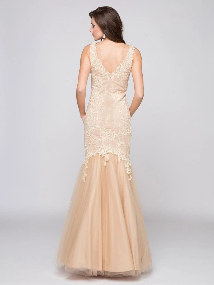 Colors Dress Formal Gowns Glow By Colors - G290-1 V-neck Beaded Lace Mermaid Gown 8 Colors Dress Formal Gowns Glow By Colors - G290-1 V-neck Beaded Lace Mermaid Gown