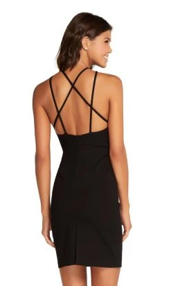 Harper And Lemon - 22106 Double Strap Halter Sheath Dress Cocktail Dresses