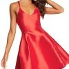 Cocktail Dresses Harper And Lemon - 22109 Sleek V-neck Short A-line Dress