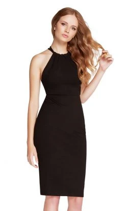 Harper And Lemon - 22110 Strappy Halter Fitted Cocktail Dress Cocktail Dresses