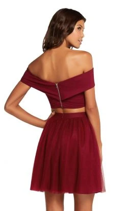 Harper And Lemon - 22111 Two Piece Off-Shoulder Cocktail Dress Cocktail Dresses