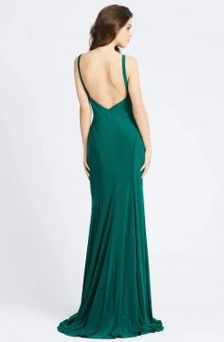 Ieena Duggal - 25220I Bateau Piped Sheath Gown Formal Gowns