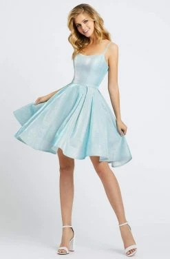 Ieena Duggal - 25982I Fitted Scoop A-Line Cocktail Dress