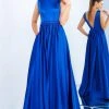 Ieena Duggal - 26022I Bateau Neck Plunging Back Long Gown Formal Gowns 2 Ieena Duggal - 26022I Bateau Neck Plunging Back Long Gown Formal Gowns