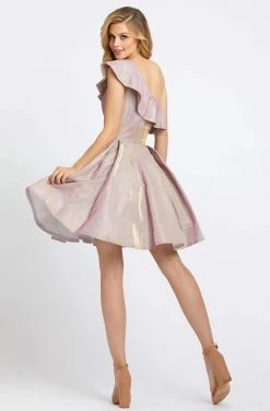Cocktail Dresses Ieena Duggal - 26097I Ruffled Asymmetrical A-Line Cocktail Dress
