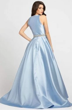 Formal Gowns Ieena Duggal - 55237I Sleeveless Crystal Beaded Belt A Line Gown 10 Formal Gowns Ieena Duggal - 55237I Sleeveless Crystal Beaded Belt A Line Gown