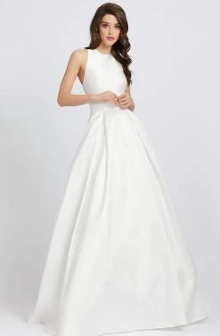 Formal Gowns Ieena Duggal - 55241I Bow Accent Cutout Back Sleeveless A-Line Gown