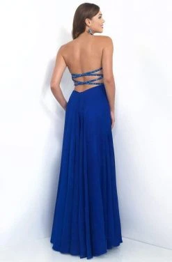 Blush By Alexia Designs Formal Gowns Intrigue - Embellished Plunging Sweetheart A-line Dress 160