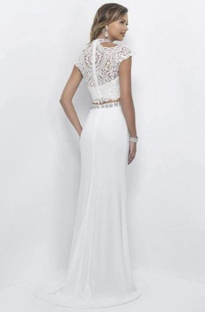 Blush By Alexia Designs Formal Gowns Intrigue - Lace Crop Top Two-Piece Evening Dress 292 4 Blush By Alexia Designs Formal Gowns Intrigue - Lace Crop Top Two-Piece Evening Dress 292