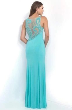 Blush By Alexia Designs Formal Gowns Intrigue - Rhinestone Embellished Illusion Bateau Neck Dress 150