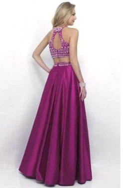 Blush By Alexia Designs Formal Gowns Intrigue - Two-Piece Embellished Crop Top A-line Evening Dress 294