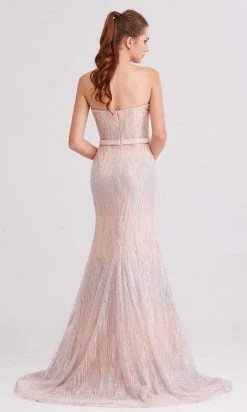 J'Adore Dresses - J15001 Sweetheart Glitter Tulle Trumpet Dress Formal Gowns