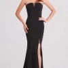 J'Adore Dresses - J15009 Strapless Straight Neck Mermaid Dress With Slit 1 J'Adore Dresses - J15009 Strapless Straight Neck Mermaid Dress With Slit