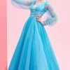 J'Adore Dresses - J16005 Bishop Sleeves Long Ballgown Formal Gowns