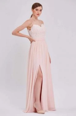 J'Adore Dresses - J16017 Laced Chiffon A-line Long Dress 11 J'Adore Dresses - J16017 Laced Chiffon A-line Long Dress