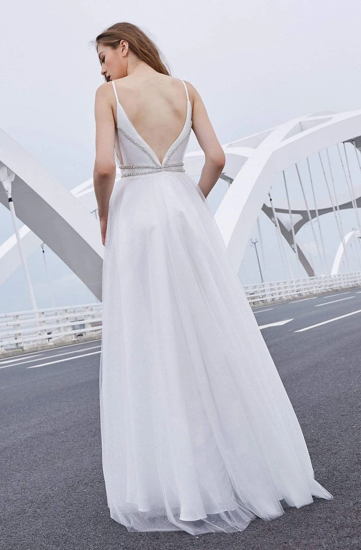 Formal Gowns J'Adore Dresses - J16021 Plunging V-Neck Pleated Ballgown 6 Formal Gowns J'Adore Dresses - J16021 Plunging V-Neck Pleated Ballgown