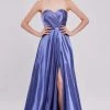 Formal Gowns J'Adore Dresses - J16031 Strapless Sweetheart High Slit Silky Satin Gown 2 Formal Gowns J'Adore Dresses - J16031 Strapless Sweetheart High Slit Silky Satin Gown