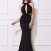 J'Adore Dresses - J12063 High Halter Cutout Mermaid Gown Formal Gowns 1 J'Adore Dresses - J12063 High Halter Cutout Mermaid Gown Formal Gowns