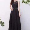 J'Adore Dresses - J13073 Beaded Illusion Scoop A-Line Gown Formal Gowns 1 J'Adore Dresses - J13073 Beaded Illusion Scoop A-Line Gown Formal Gowns