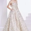 J'Adore Dresses - J14002 Metallic Strapless Sweetheart Ballgown Formal Gowns 2 J'Adore Dresses - J14002 Metallic Strapless Sweetheart Ballgown Formal Gowns