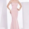 J'Adore Dresses - J14005 Long Satin Sweetheart Trumpet Dress Formal Gowns