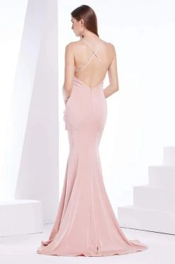 Formal Gowns J'Adore Dresses - J14013 Satin Plunging V-neck Trumpet Dress 7 Formal Gowns J'Adore Dresses - J14013 Satin Plunging V-neck Trumpet Dress