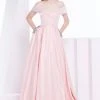 J'Adore Dresses - J14029 Embellished Off-Shoulder A-line Dress Formal Gowns 2 J'Adore Dresses - J14029 Embellished Off-Shoulder A-line Dress Formal Gowns