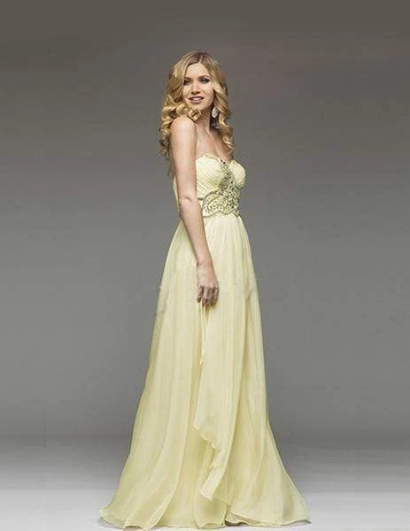 Formal Gowns J'Adore Dresses - J3020 Rhinestone Embellished Sweetheart Chiffon Gown 3 Formal Gowns J'Adore Dresses - J3020 Rhinestone Embellished Sweetheart Chiffon Gown