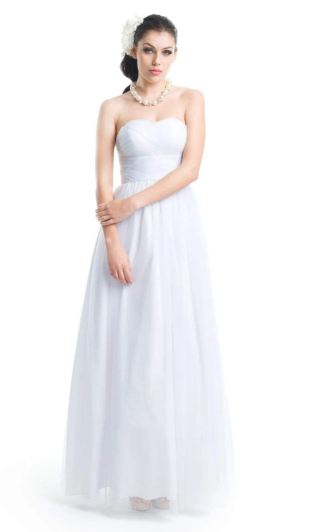 J'Adore Dresses - J5081L Strapless Sweetheart Tulle A-line Dress 3 J'Adore Dresses - J5081L Strapless Sweetheart Tulle A-line Dress