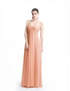Formal Gowns J'Adore Dresses - J5082 Strapless Knot Accented Empire Long Gown 6 Formal Gowns J'Adore Dresses - J5082 Strapless Knot Accented Empire Long Gown