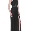 J'Adore Dresses - J7040 Grecian Lycra Mesh Gown Plain Waistband 2 J'Adore Dresses - J7040 Grecian Lycra Mesh Gown Plain Waistband