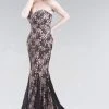 J'Adore Dresses - JC8087 Strapless Sweetheart Lace Mermaid Gown 2 J'Adore Dresses - JC8087 Strapless Sweetheart Lace Mermaid Gown