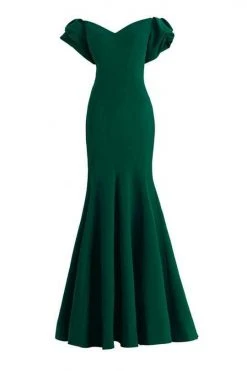 Formal Gowns Janique - 1943 Ruffled Off Shoulder Mermaid Gown 7 Formal Gowns Janique - 1943 Ruffled Off Shoulder Mermaid Gown