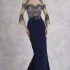 Janique - JA3011 Bedazzled Illusion Jewel Trumpet Dress Formal Gowns 2 Janique - JA3011 Bedazzled Illusion Jewel Trumpet Dress Formal Gowns