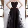Formal Gowns Janique - W2188 Strapless Sweetheart Trumpet Dress With Overskirt 2 Formal Gowns Janique - W2188 Strapless Sweetheart Trumpet Dress With Overskirt