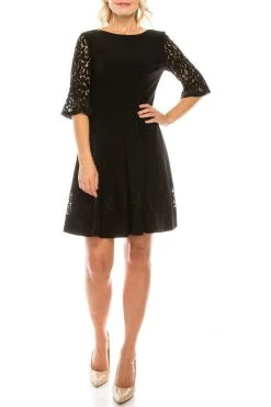 Jessica Howard - JH9M3024 Lace Embroidered Jersey A-Line Dress Cocktail Dresses 18 Jessica Howard - JH9M3024 Lace Embroidered Jersey A-Line Dress Cocktail Dresses