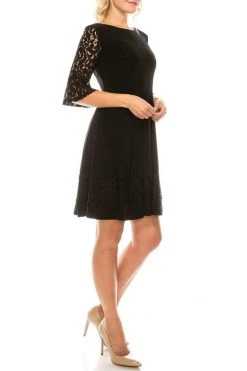 Jessica Howard - JH9M3024 Lace Embroidered Jersey A-Line Dress Cocktail Dresses 20 Jessica Howard - JH9M3024 Lace Embroidered Jersey A-Line Dress Cocktail Dresses
