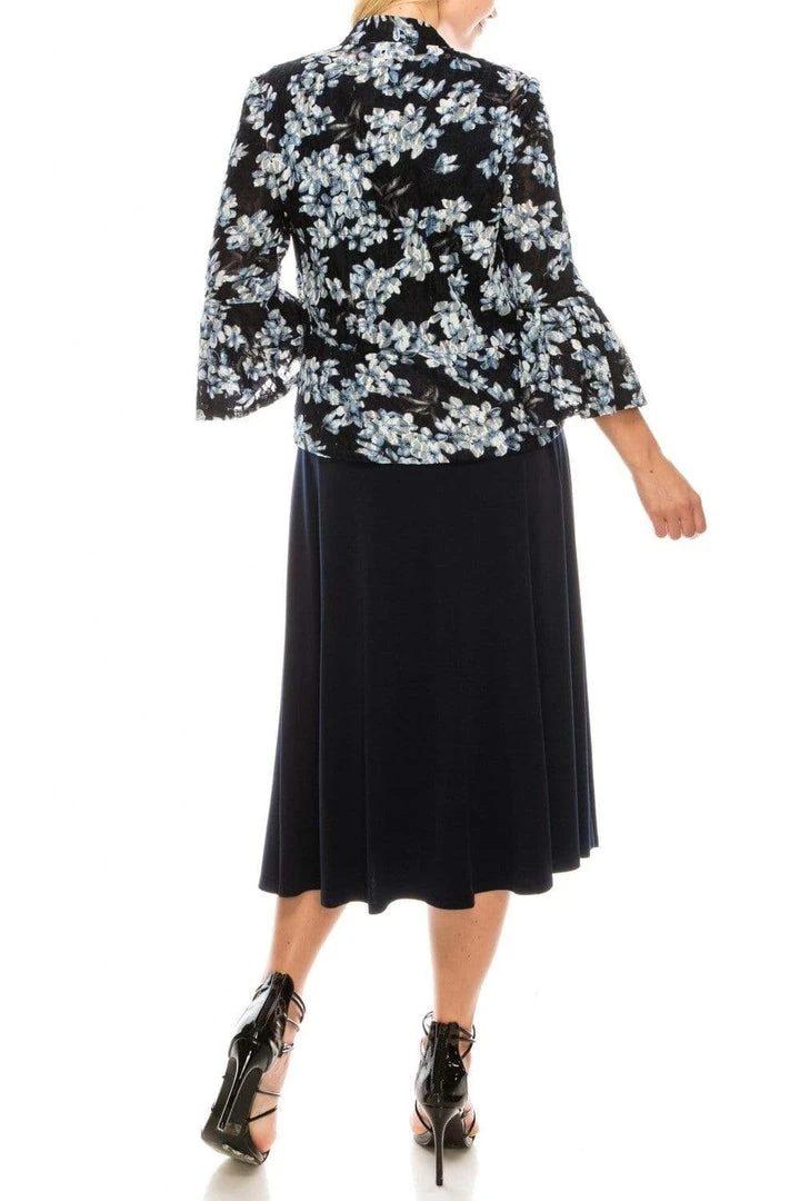 Jessica Howard - JH9M6759 Lace And Jersey A-line Dress With Jacket 4 Jessica Howard - JH9M6759 Lace And Jersey A-line Dress With Jacket