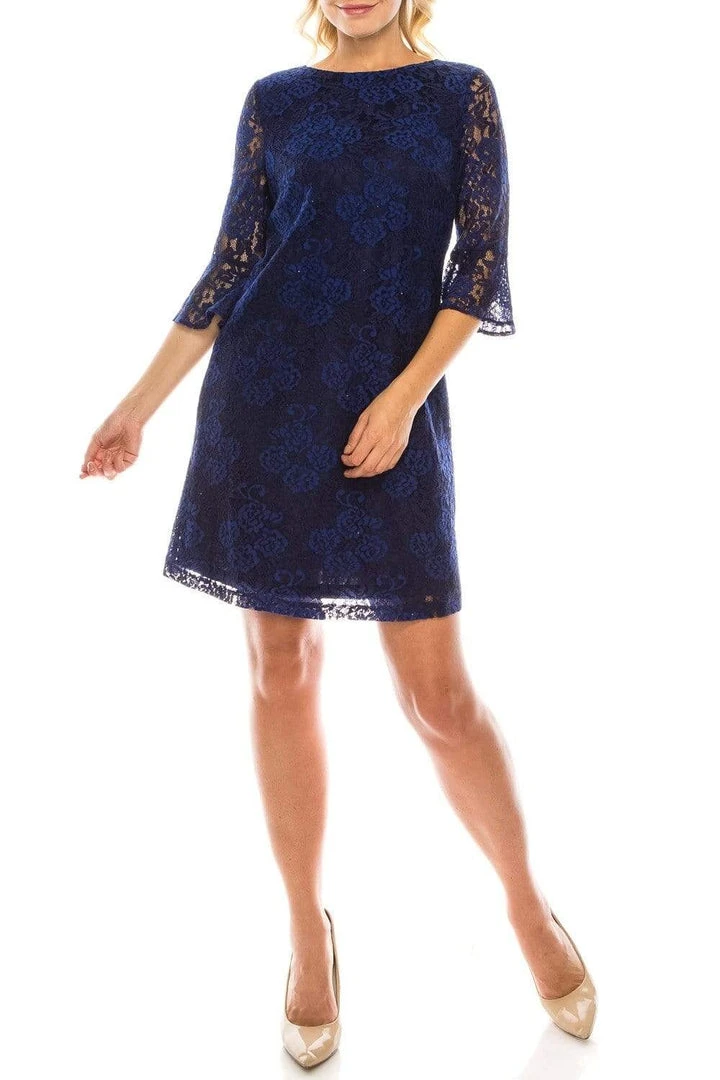 Jessica Howard - JH9M8463 Lace Bateau Sheath Dress Cocktail Dresses 3 Jessica Howard - JH9M8463 Lace Bateau Sheath Dress Cocktail Dresses