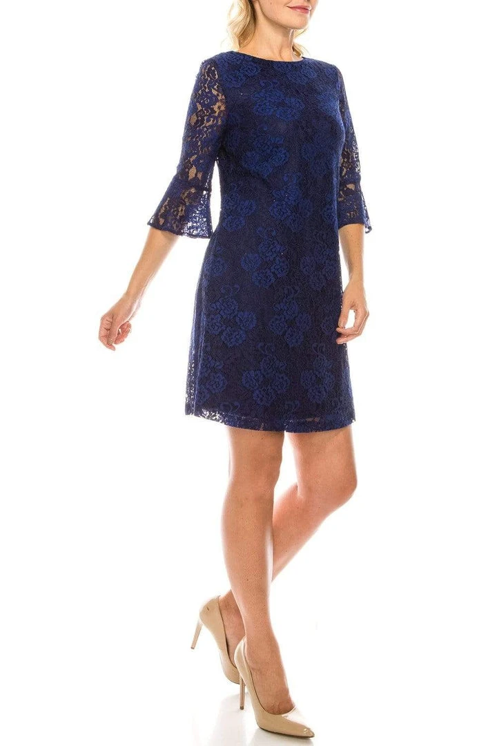 Jessica Howard - JH9M8463 Lace Bateau Sheath Dress Cocktail Dresses 6 Jessica Howard - JH9M8463 Lace Bateau Sheath Dress Cocktail Dresses