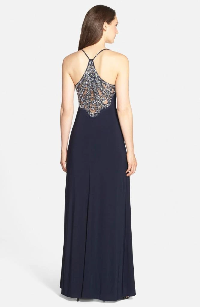 Joanna Chen - Bedazzled Sweetheart Jersey Dress JC1137 4 Joanna Chen - Bedazzled Sweetheart Jersey Dress JC1137