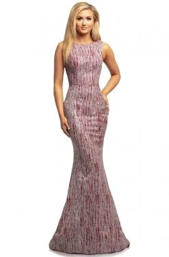 Johnathan Kayne - 2004 Glitter Printed Ponte Knit Mermaid Gown Formal Gowns 11 Johnathan Kayne - 2004 Glitter Printed Ponte Knit Mermaid Gown Formal Gowns