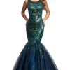Formal Gowns Johnathan Kayne - 2018 Sequin Embellished Scoop Mermaid Gown