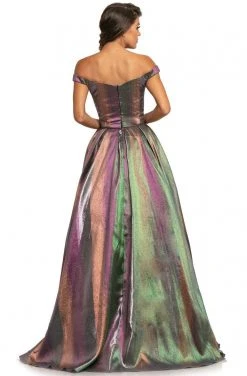 Johnathan Kayne - 2019 Deep Off-Shoulder Ombre Ballgown