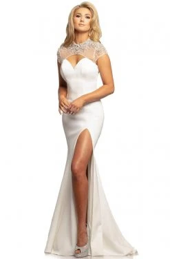 Johnathan Kayne - 2024 Jewel Draped Illusion Cutout Mermaid Gown 8 Johnathan Kayne - 2024 Jewel Draped Illusion Cutout Mermaid Gown