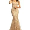 Johnathan Kayne - 2032 Beaded Lace Plunging Sweetheart Dress Formal Gowns