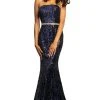 Johnathan Kayne - 2033 Strapless Straight Neckline Sequin Evening Gown 2 Johnathan Kayne - 2033 Strapless Straight Neckline Sequin Evening Gown